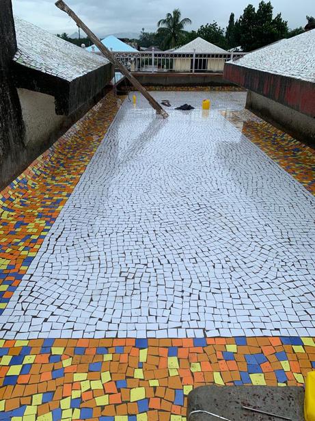 Terrace China Mosaic - Tile Installation